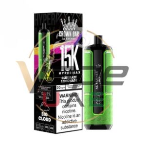 Al Fakher Crown Bar Hypermax 15000 Puffs 6MG Nicotine in Dubai - Image 10