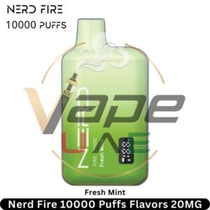 Nerd-Fire-10000-Puffs-Fresh-Mint-Flavors-20MG