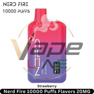 Nerd-Fire-10000-Puffs-Strawberry-Flavors-20MG
