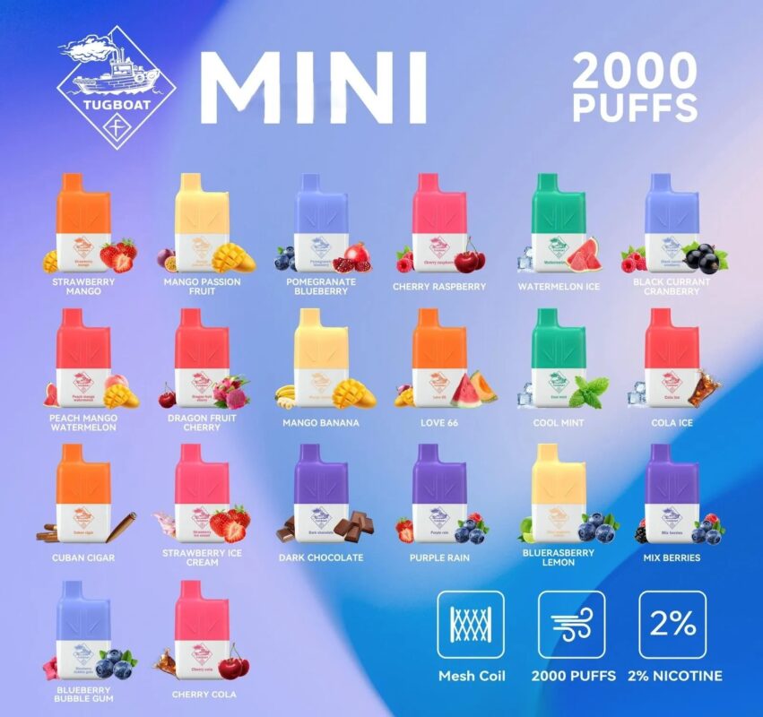 Tugboat Mini 2000 Puffs