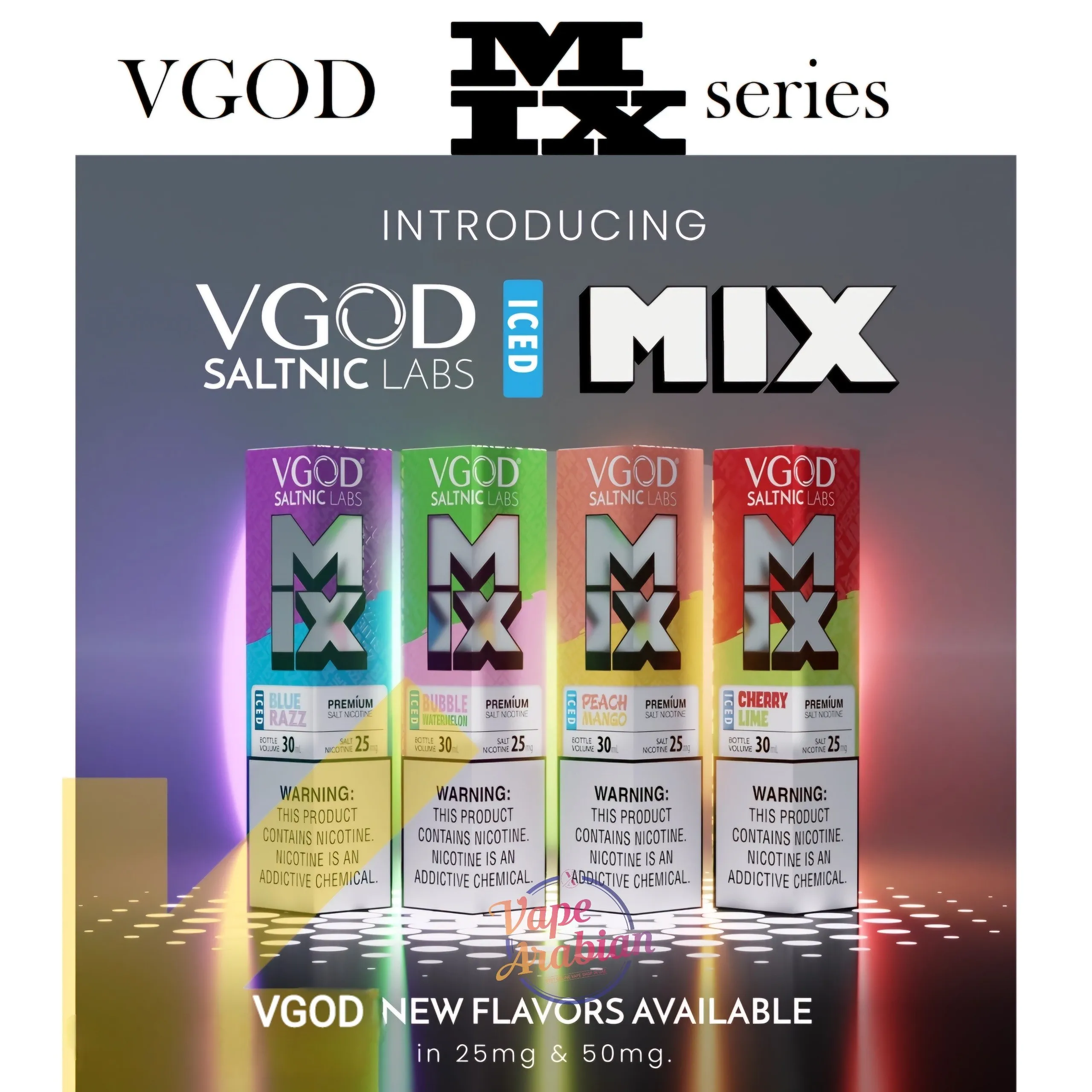 VGOD Iced Mix Series Salt 30ml 25MG And 50MG In Dubai VGOD Iced Mix Series Salt 30ml 25MG And 50MG In Dubai