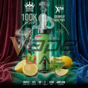 XTRA-SULTAN-100K-Puffs-DTL-Shisha-Lemon-Mint-600x600
