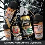 JDI 100ml Premium Vape Liquid 3mg Nicotine In The UAE