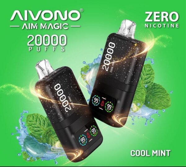 AIVONO-AIM-MAGIC-20K-COOL-MINT-1.jpg Aivono Aim Magic 20000 Puffs Zero (0%) Nicotine Disposable vape