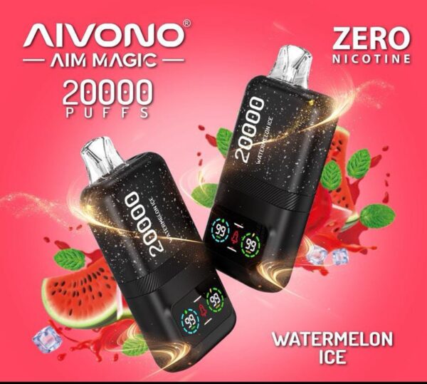 AIVONO-AIM-MAGIC-20K-WATERMELON-ICE-1.jpg Aivono Aim Magic 20000 Puffs Zero (0%) Nicotine Disposable vape