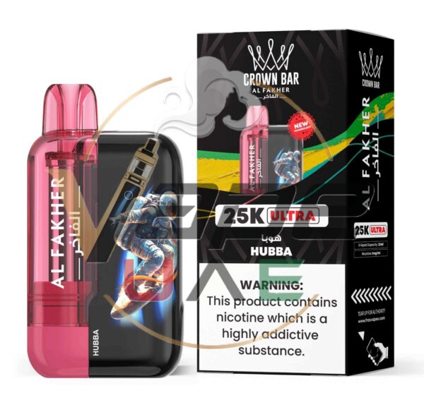 Al-Fakher-Ultra-25000-Puffs-50MG-Disposable-Vape-Price-in-Duabi-Hubba-2048x1970-1.jpg Crown Bar Al Fakher Ultra 25000 Puffs 5mg Nicotine