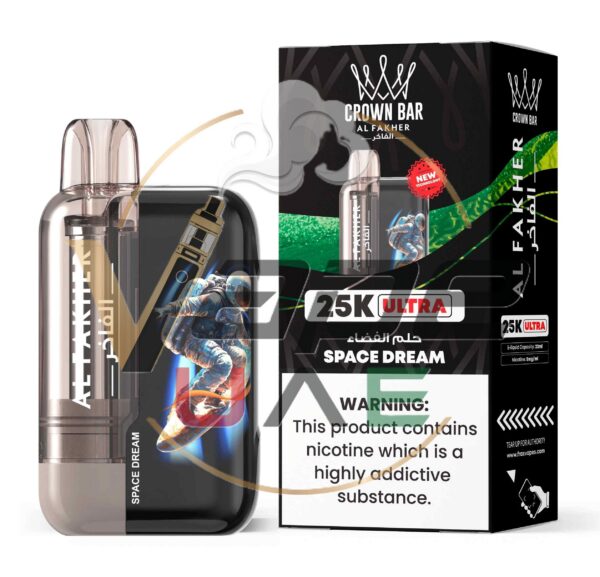 Al-Fakher-Ultra-25000-Puffs-50MG-Disposable-Vape-Price-in-Duabi-Space-Dream.jpg Crown Bar Al Fakher Ultra 25000 Puffs 5mg Nicotine