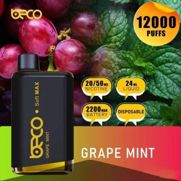 Beco Soft Max 12000 Puffs 20MG Nicotine Disposable