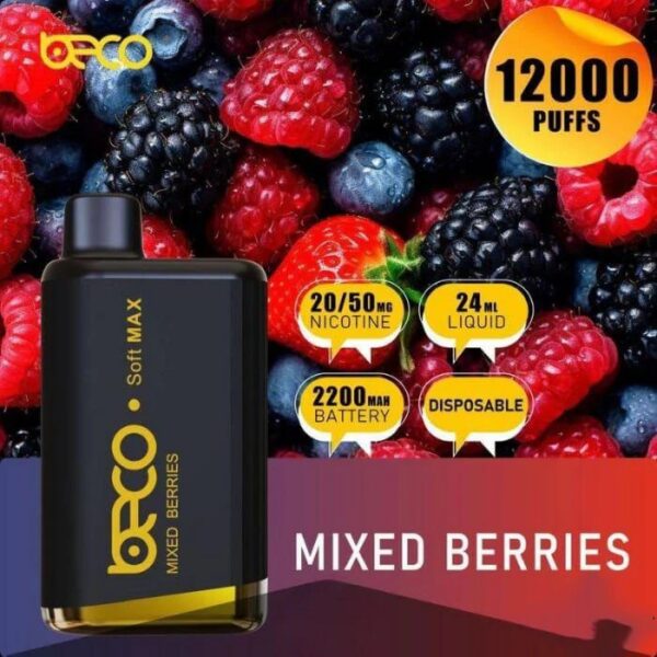 Beco Soft Max 12000 Puffs 20MG Nicotine Disposable