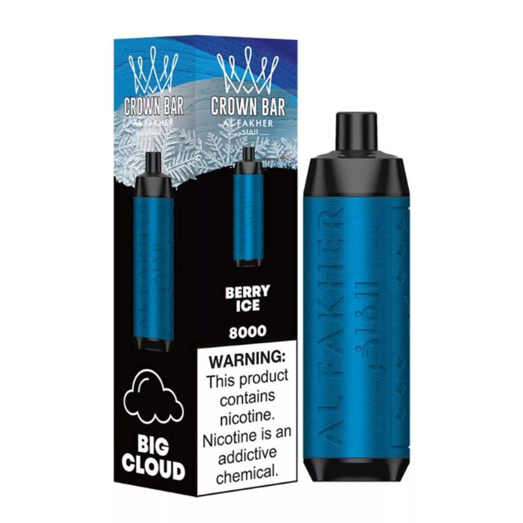 Crown bar al fakher 8000 puffs 0.5MG Nicotine