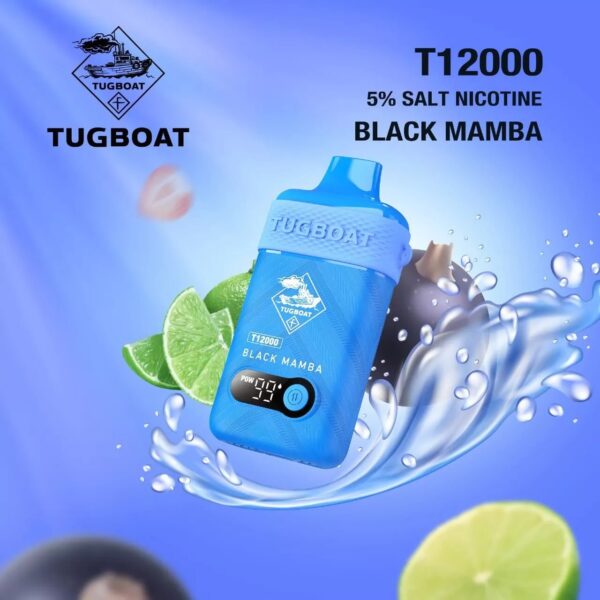 BLACK-MAMBA.jpg Tugboat T12000 puffs 50 MG rechargeable vape