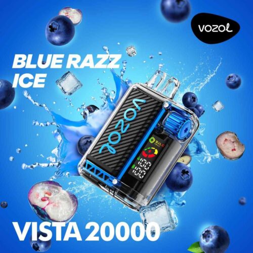 BLUE-RAZZ-ICE-vozol-vista-20000-price-in-dubai VOZOL Vista 20000 Puffs 50MG Nicotine Disposable Vape