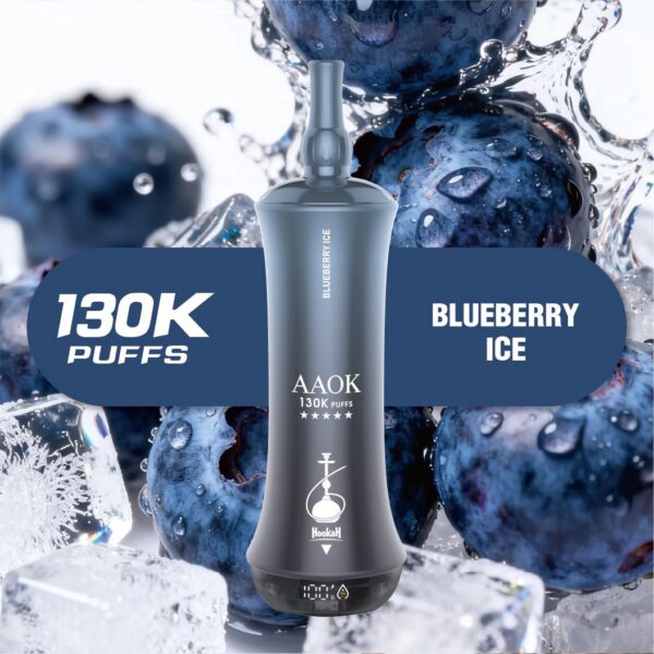 BLUEBERRY-ICE-2.jpeg AAOK 130K PUFFS 6MG Nicotine DISPOSABLE VAPE