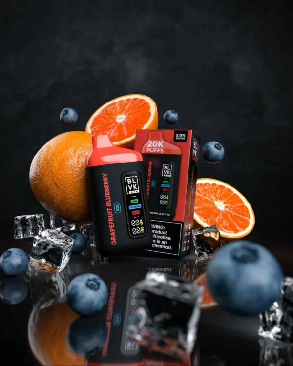 BLVK-BAR-20000-Puffs-Price-in-Dubai-GRAPEFRUIT-BLUEBERRY-1229x1536 BLVK Bar 20000 Puffs 50mg Nicotine Disposable Vape