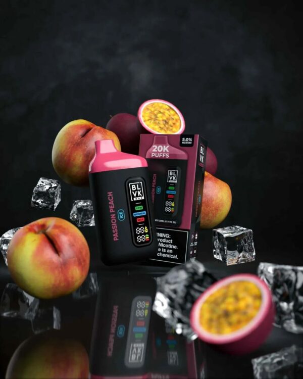 BLVK-BAR-20000-Puffs-Price-in-Dubai-PASSION-PEACH-1229x1536 BLVK Bar 20000 Puffs 50mg Nicotine Disposable Vape