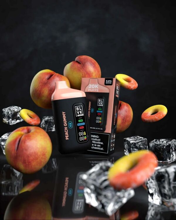 BLVK-BAR-20000-Puffs-Price-in-Dubai-PEACH-GUMMY-1229x1536 BLVK Bar 20000 Puffs 50mg Nicotine Disposable Vape