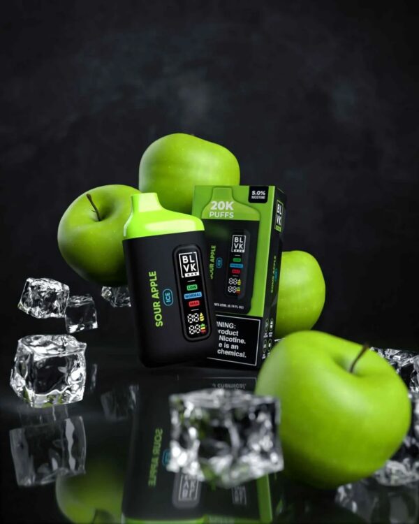BLVK-BAR-20000-Puffs-Price-in-Dubai-SOUR-APPLE-1229x1536 BLVK Bar 20000 Puffs 50mg Nicotine Disposable Vape