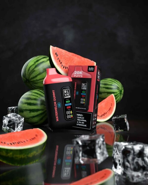 BLVK-BAR-20000-Puffs-Price-in-Dubai-WATERMELON-GUMMY-1229x1536 BLVK Bar 20000 Puffs 50mg Nicotine Disposable Vape