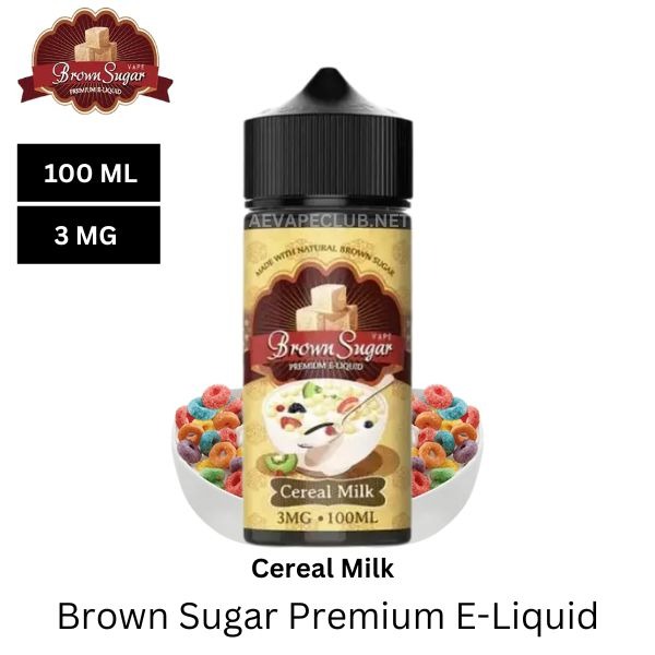 Brown-Sugar-Premium-E-Liquid-3Mg-100Ml-Cereal-Milk.jpg BROWN SUGAR 3MG nicotine 100ML E-Liquid