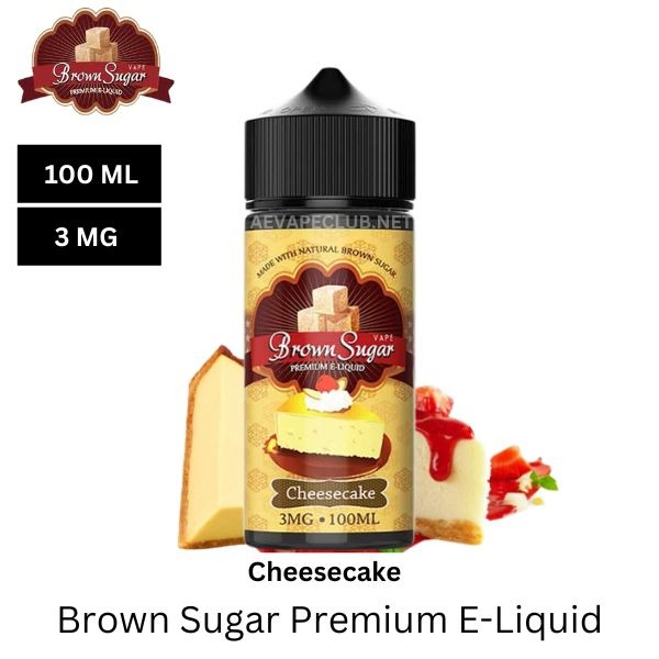 Brown-Sugar-Premium-E-Liquid-3Mg-100Ml-Cheesecake.jpg BROWN SUGAR 3MG nicotine 100ML E-Liquid