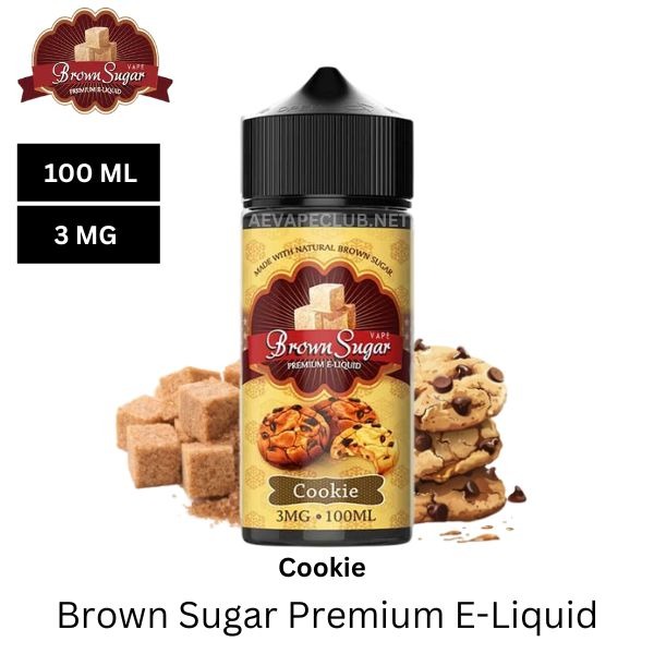 Brown-Sugar-Premium-E-Liquid-3Mg-100Ml-Cookie.jpg BROWN SUGAR 3MG nicotine 100ML E-Liquid
