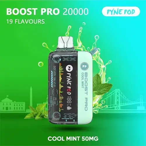 COOL-MINT PYNE POD Boost Pro 20000 Puffs 50MG Disposable Vape