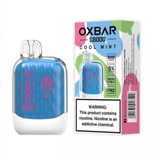 OXBAR G8000 50mg 8000Puffs Rechargeable Vape