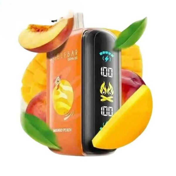 ELF-BAR-Raya-D3-25000-Puffs-50MG-Disposable-Vape-Mango-Peach-1.jpg ELF BAR Raya D3 25000 Puffs 50MG NICOTINE