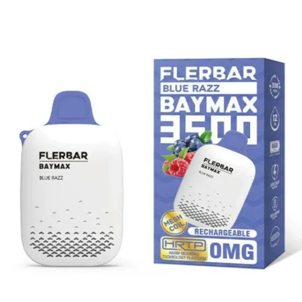 Flerbar Baymax 3500 puffs 0mg disposable vape