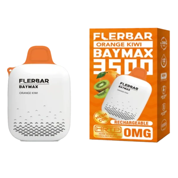 Flerbar Baymax 3500 puffs 0mg disposable vape