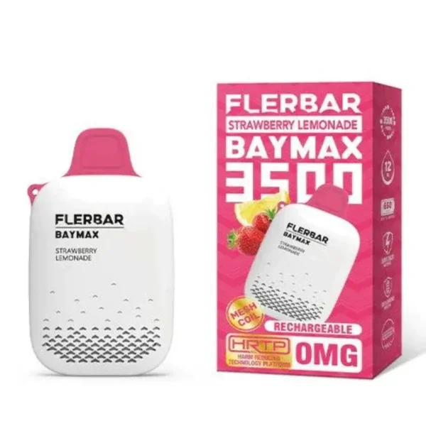 Flerbar Baymax 3500 puffs 0mg disposable vape