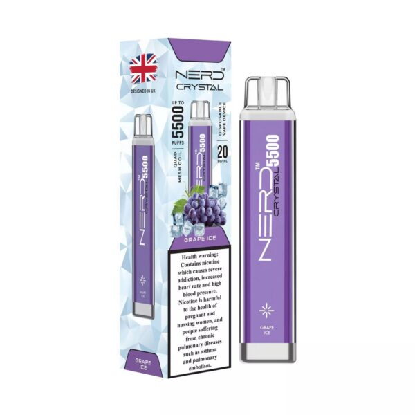 GRAPE-ICE-Buy-NERD-Crystal-1.jpg NERD Crystal 5500 Puffs 2% Nicotine Disposable vape