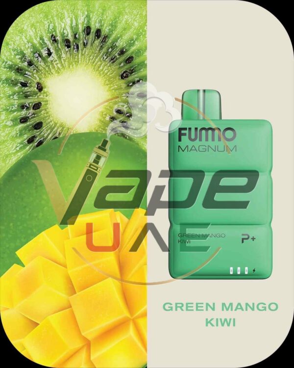 GREEN-MANGO-KIWI-FUMMO-Magnum-8000-Puffs-2-Disposable-Vape-in-Dubai.jpg FUMMO Magnum 8000 Puffs 20MG Nicotine