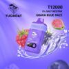 GUAVA-BLUE-RAZZ.jpg Tugboat T12000 puffs 50 MG rechargeable vape