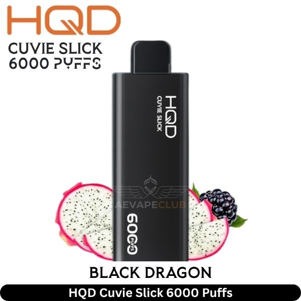 HQD-Cuvie-Slick-Black-Dragon-6000-Puffs-1.jpg Hqd Cuvie Slick 6000 Puffs 20MG nicotine