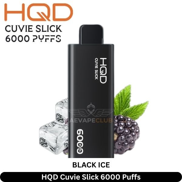 HQD-Cuvie-Slick-Black-Ice-6000-Puffs-1.jpg Hqd Cuvie Slick 6000 Puffs 20MG nicotine