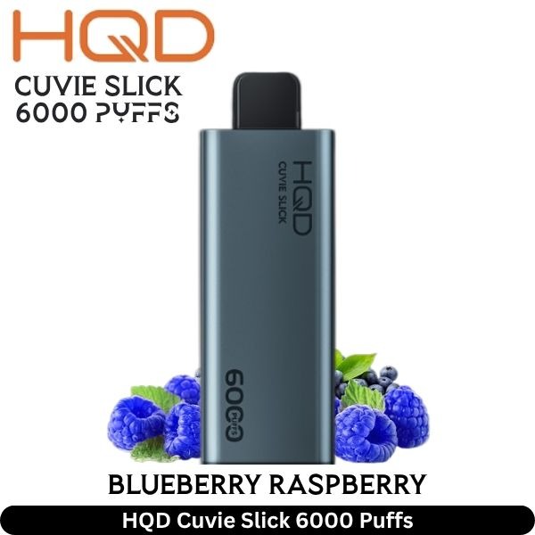 HQD-Cuvie-Slick-Blueberry-Raspberry-6000-Puffs-1.jpg Hqd Cuvie Slick 6000 Puffs 20MG nicotine