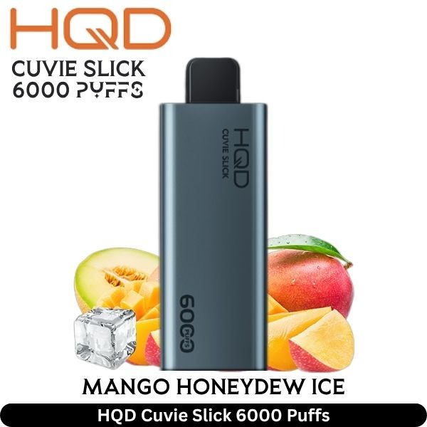 HQD-Cuvie-Slick-Mango-Honeydew-Ice-6000-Puffs-1.jpg Hqd Cuvie Slick 6000 Puffs 20MG nicotine