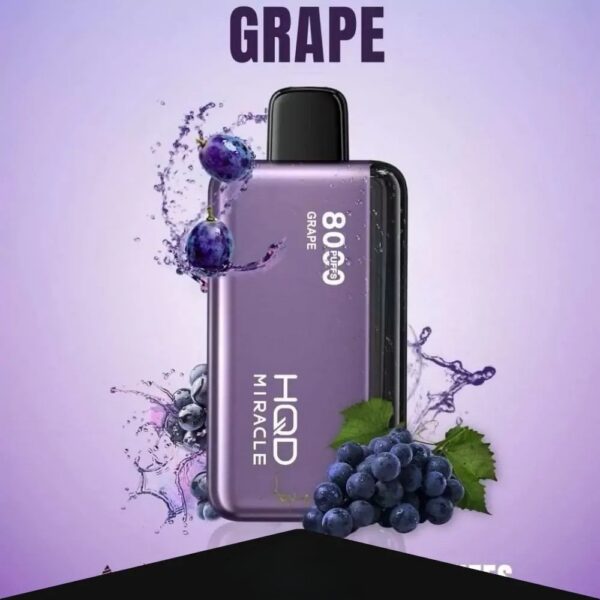 Hqd miracle 8000 puffs zero(0) nicotine disposable vape