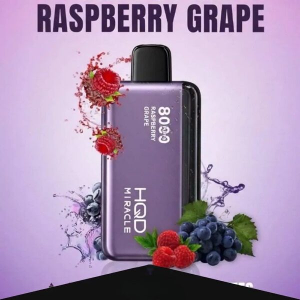 Hqd miracle 8000 puffs zero(0) nicotine disposable vape