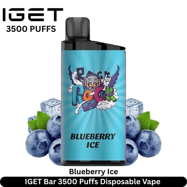 IGET-Bar-3500-Puffs-Blueberry-Ice-Disposable-Vape-1-1.jpg IGET Bar 3500 Puffs 50MG Nicotine Disposable Vape