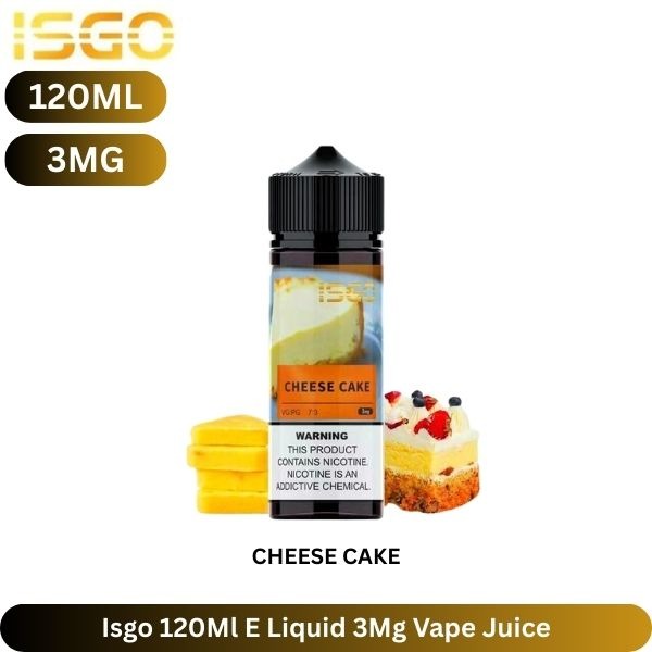 Isgo-120Ml-E-Liquid-3Mg-Vape-Juice-Cheese-Cake.jpg Isgo 3mg 120ml E-liquid