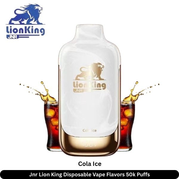 Jnr-Lion-King-Disposable-Vape-Flavors-50k-Puffs-Cola-Ice-1.jpg JNR lion king 50000 puffs 50mg nicotine