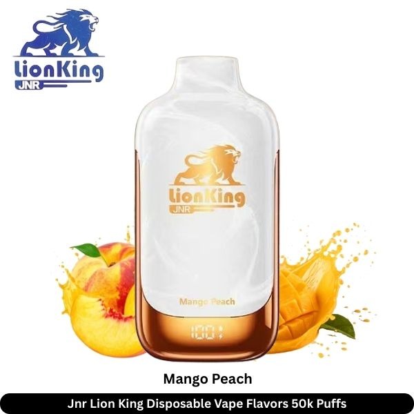 Jnr-Lion-King-Disposable-Vape-Flavors-50k-Puffs-Mango-Peach-1.jpg JNR lion king 50000 puffs 50mg nicotine