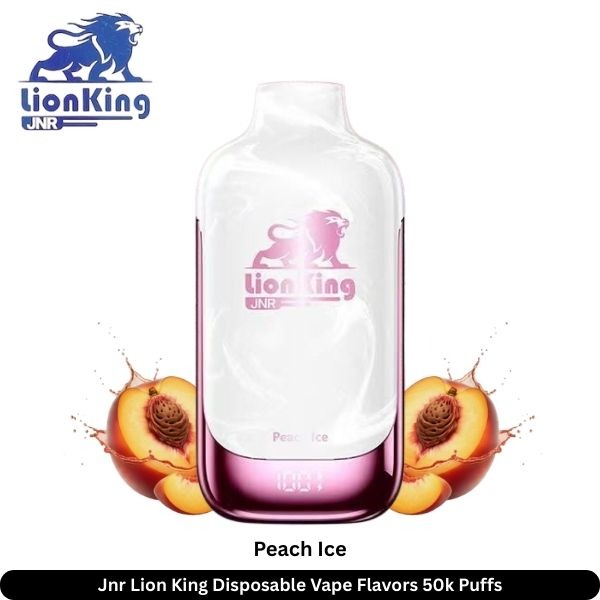 Jnr-Lion-King-Disposable-Vape-Flavors-50k-Puffs-Peach-Ice-1.jpg JNR lion king 50000 puffs 50mg nicotine