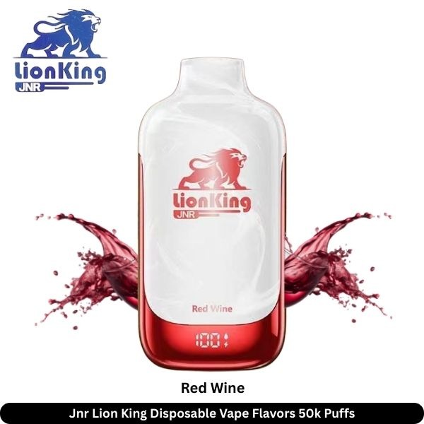 Jnr-Lion-King-Disposable-Vape-Flavors-50k-Puffs-Red-Wine-1.jpg JNR lion king 50000 puffs 50mg nicotine