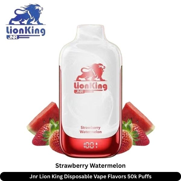 Jnr-Lion-King-Disposable-Vape-Flavors-50k-Puffs-Strawberry-Watermelon-1.jpg JNR lion king 50000 puffs 50mg nicotine