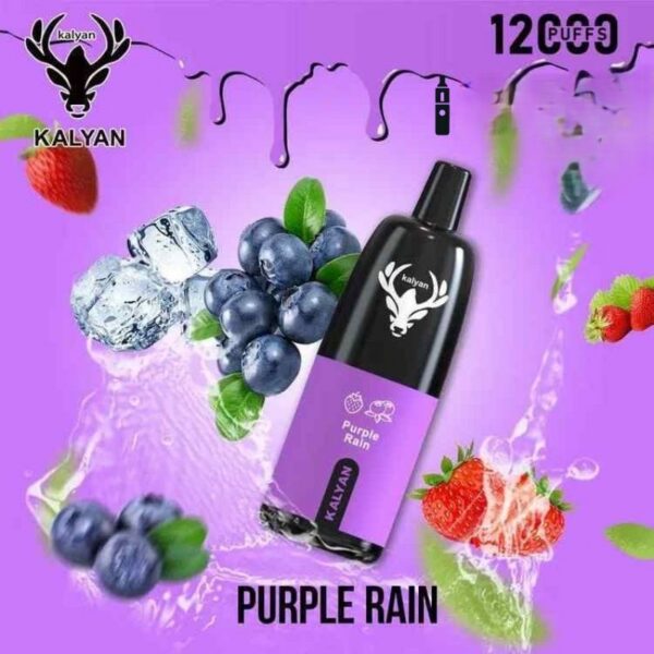 KALYAN-Pro-12000-Puffs-50MG-Disposable-Vape-In-Dubai-Purple-Rain KALYAN Pro 12000 Puffs 50MG Disposable Vape