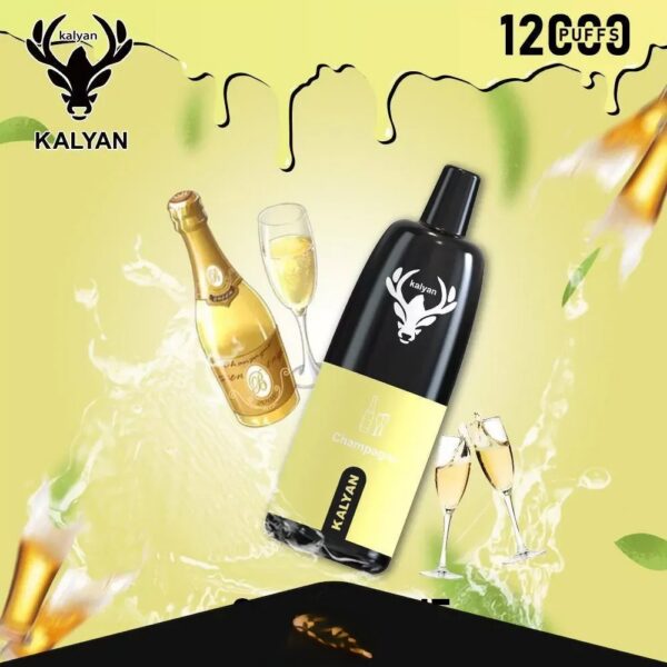 KalyanPro12000Puffs-Champagne KALYAN Pro 12000 Puffs 50MG Disposable Vape