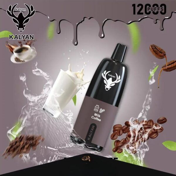 KalyanPro12000Puffs-MilkCoffee KALYAN Pro 12000 Puffs 50MG Disposable Vape